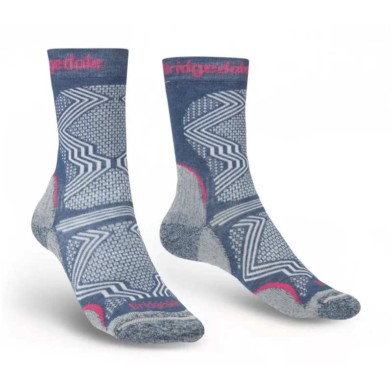 Bridgedale Hike Ultra Light T2 Coolmax Socks Womens in Dark Denim